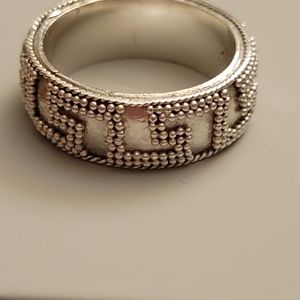 Sterling Silver beaded ring